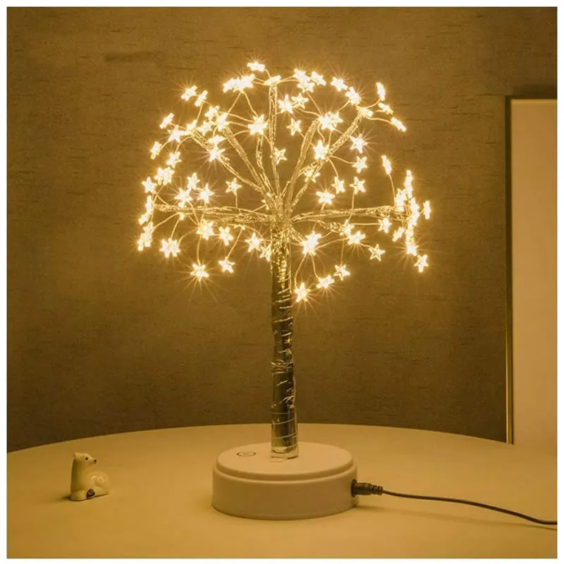 20-Inch Decorative Flexible Artificial Star Led Tree Lights D-6