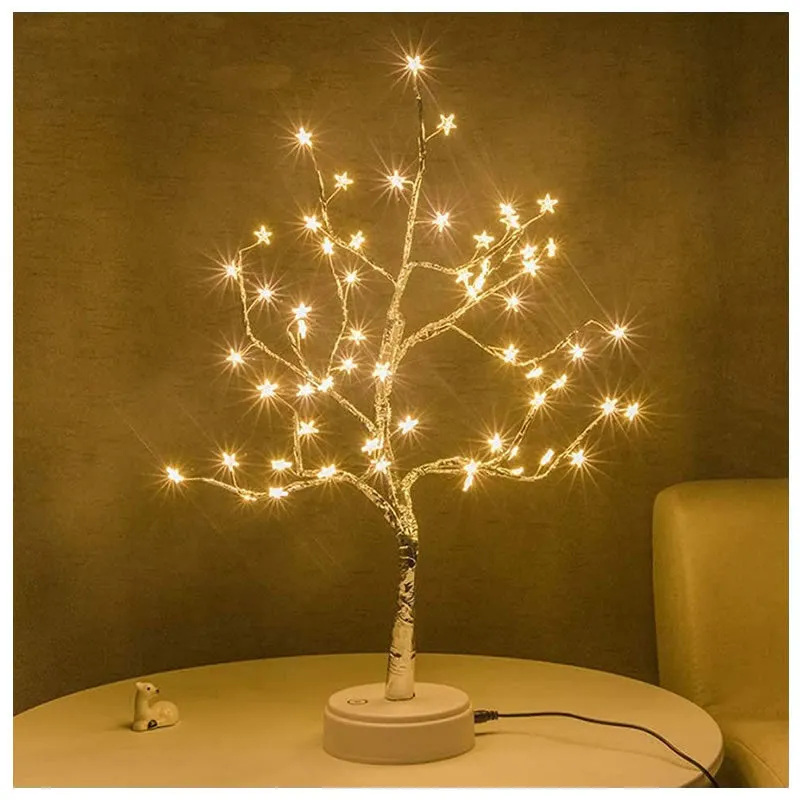 20-Inch Decorative Flexible Artificial Star Led Tree Lights D-6