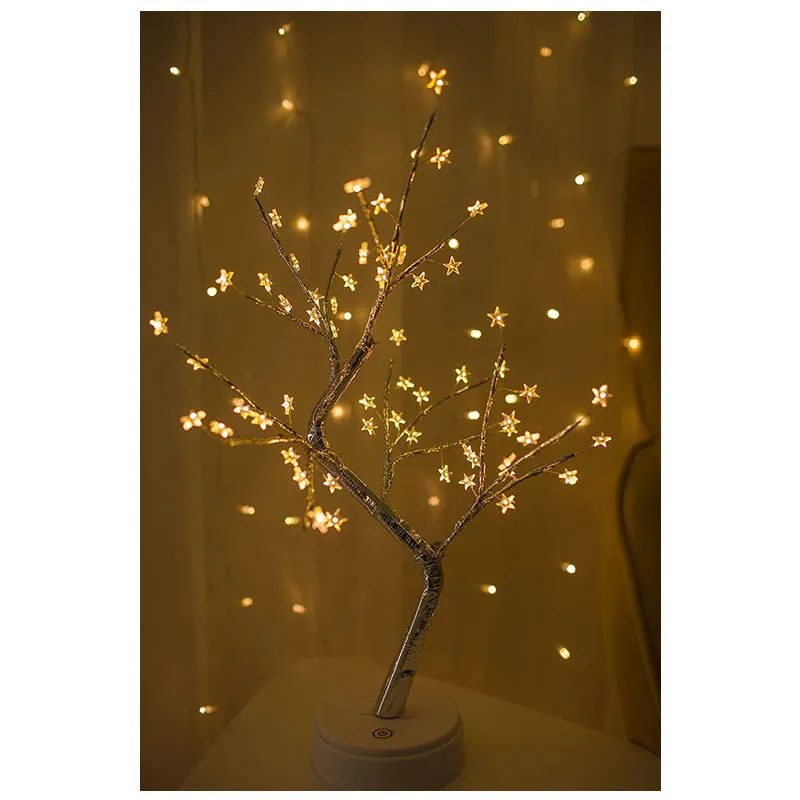 20-Inch Decorative Flexible Artificial Star Led Tree Lights D-6
