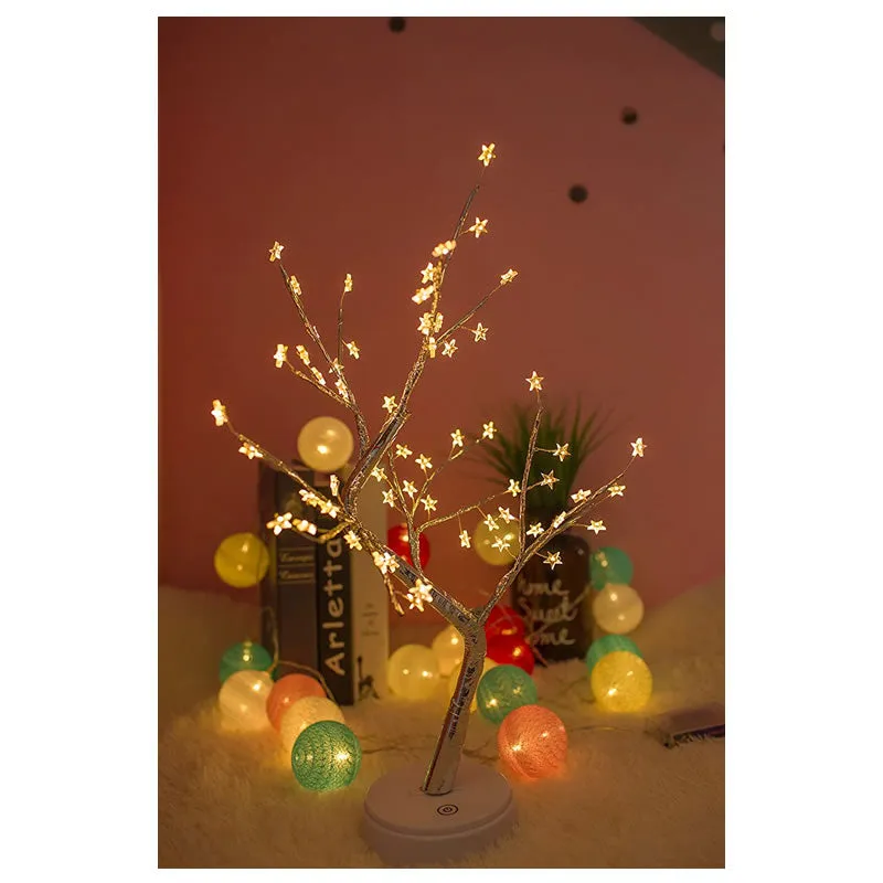 20-Inch Decorative Flexible Artificial Star Led Tree Lights D-6