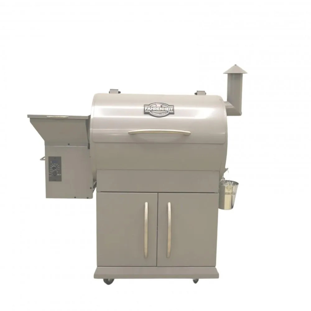 300 Fahrenheit - Medium Pellet Smoker (Silver) - RVOD
