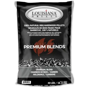 40 lb Bag Charcoal Blend BBQ HardWood Cooking Pellets Louisiana Grills  55418