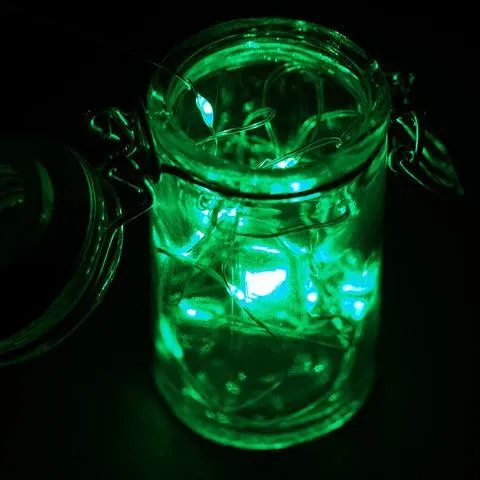 6FT Wholesale Green Wedding Party Decor Outdoor LED Light Lamp Fairy Strings