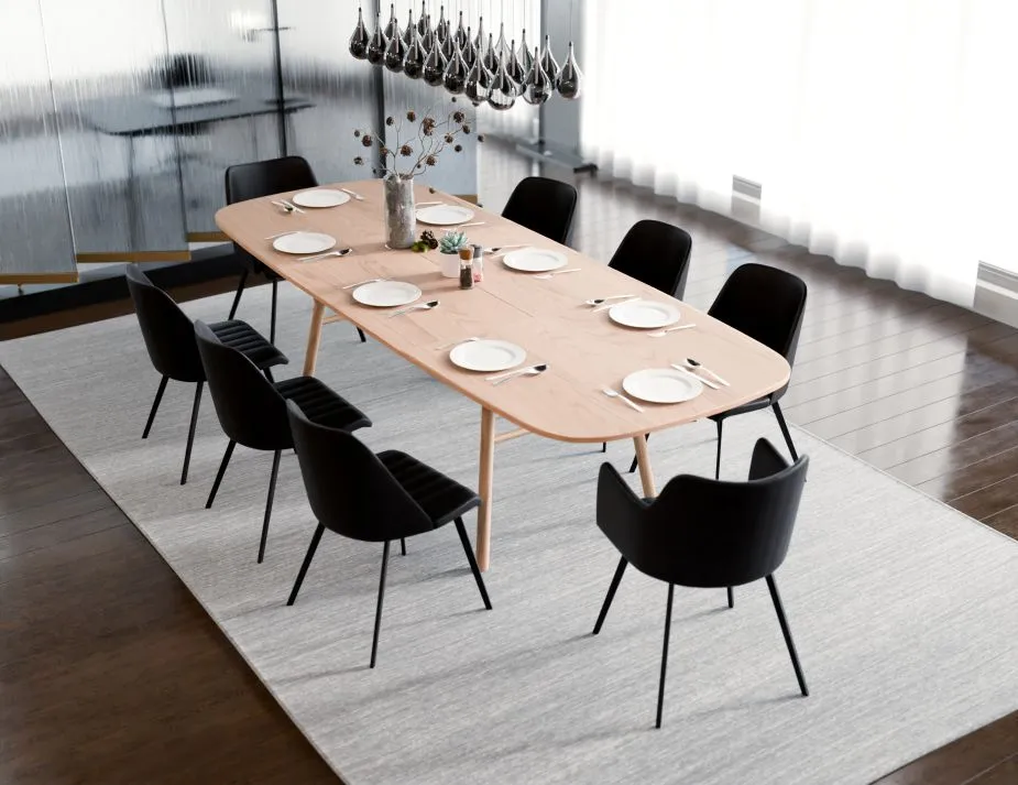 Andorra Dining Chair Vintage Black Seat
