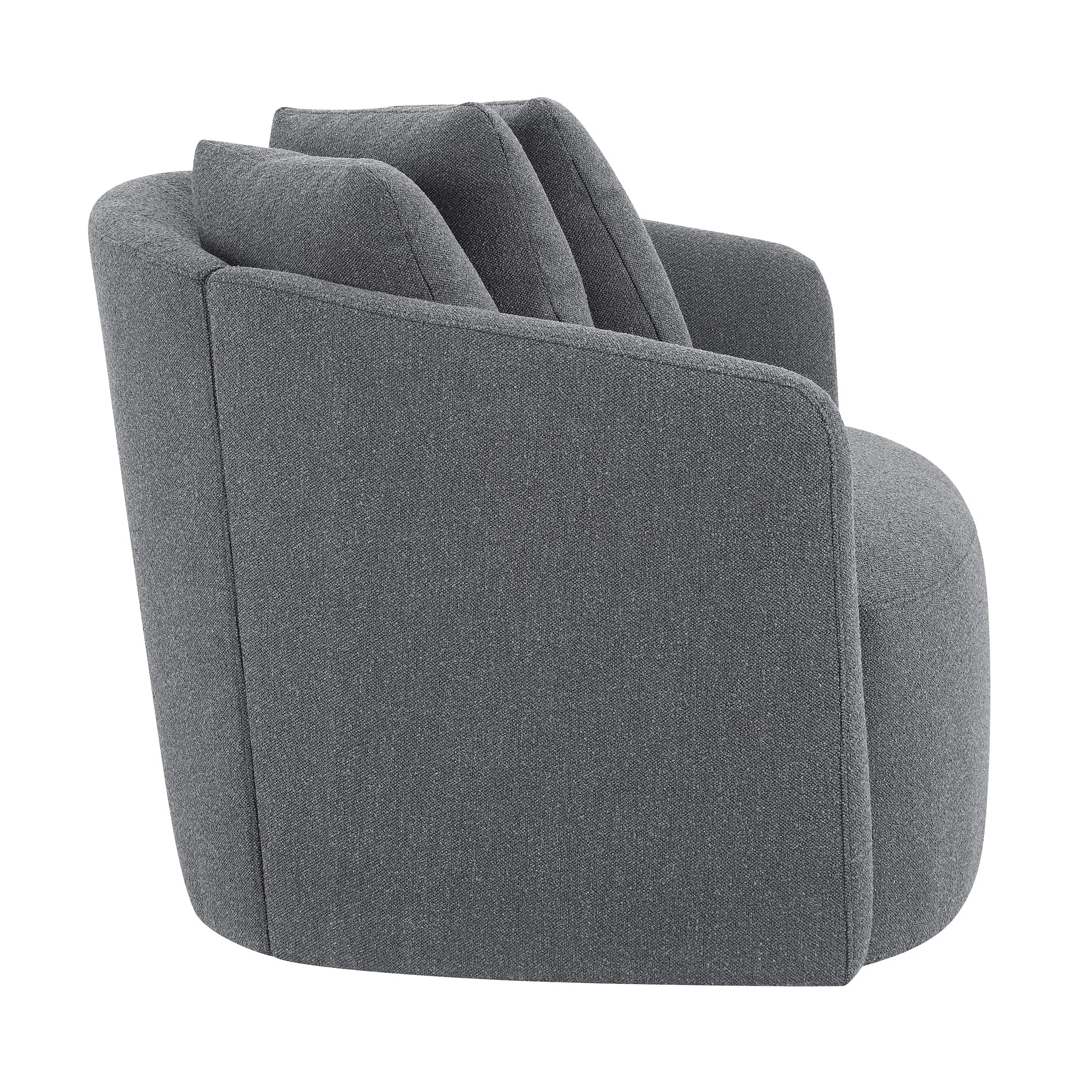 Beautiful Drew Chair by Drew Barrymore, Charcoal Boucle
