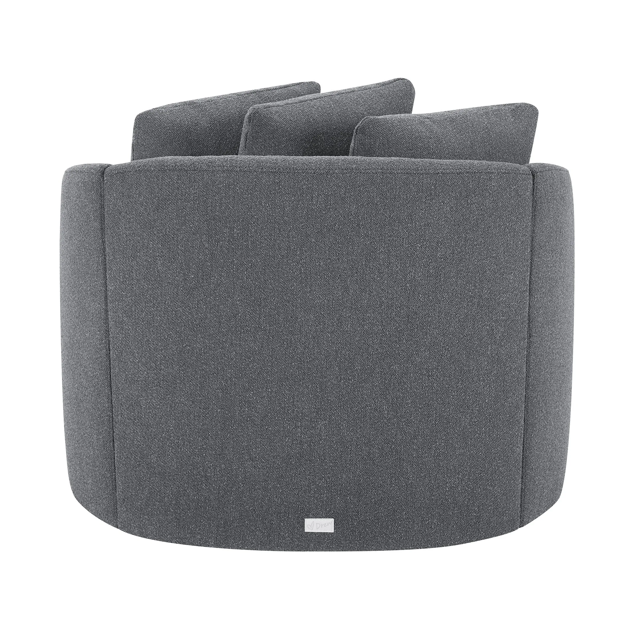 Beautiful Drew Chair by Drew Barrymore, Charcoal Boucle