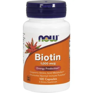 Biotin 1000 mcg 100 caps by NOW