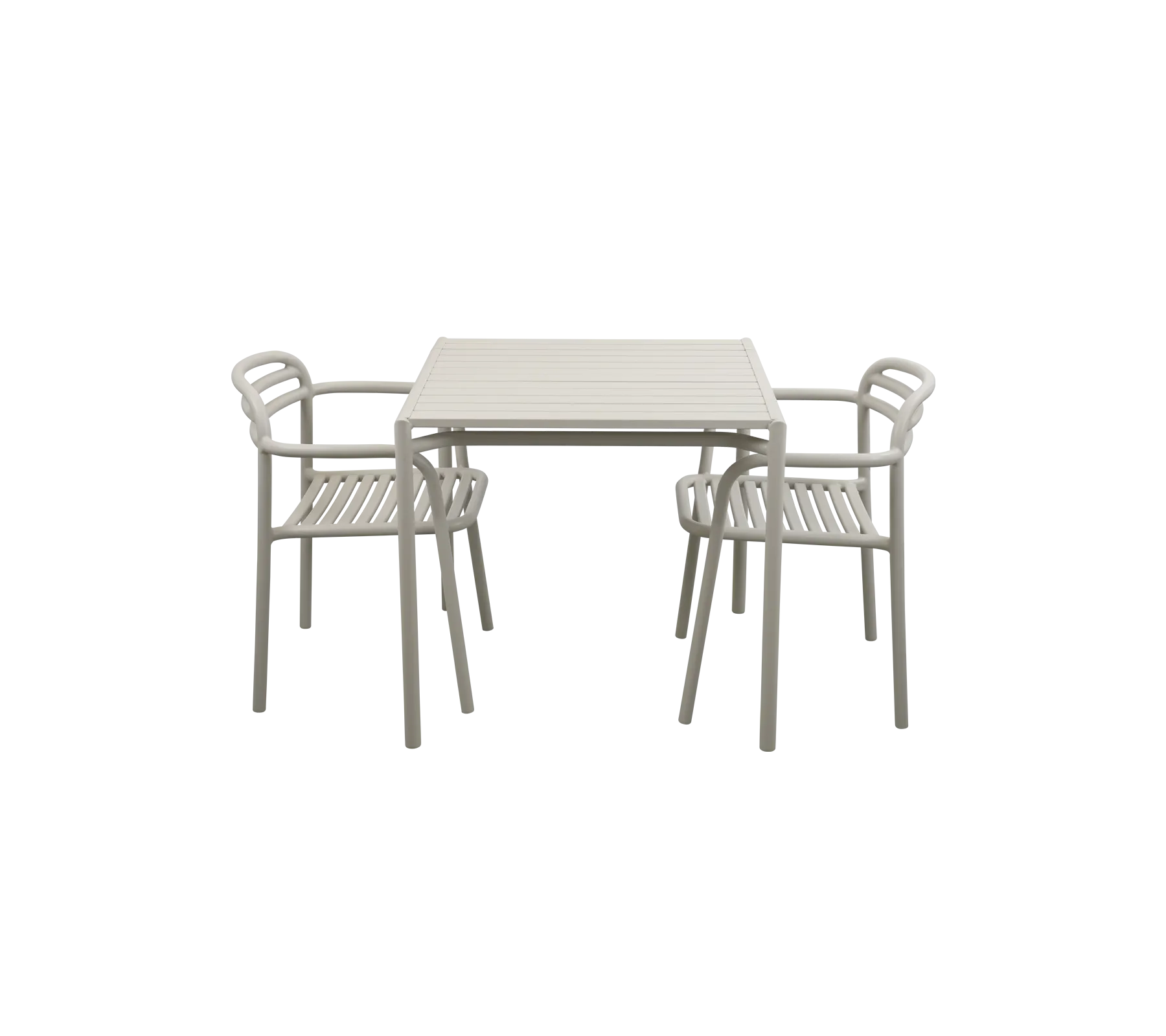 Bliss dining table incl. 2 Bliss armchairs
