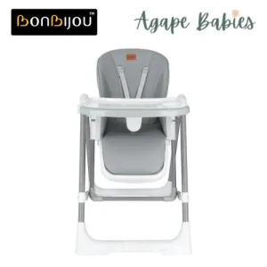 Bonbijou Relax 2-In-1 High Chair With Swing - Grey