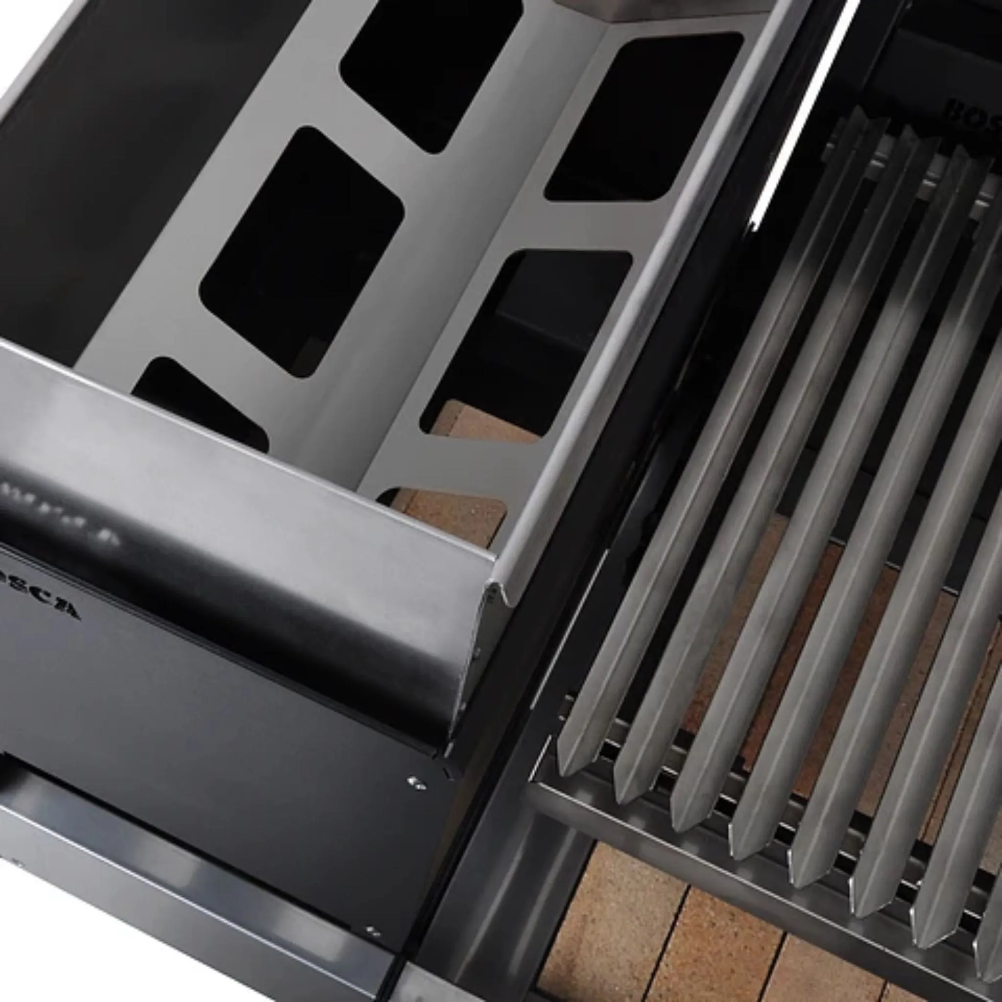 Bosca Pack Block Wood Brazier 250   Block 500 20"   Block 500 20" Built-in Charcoal Grill