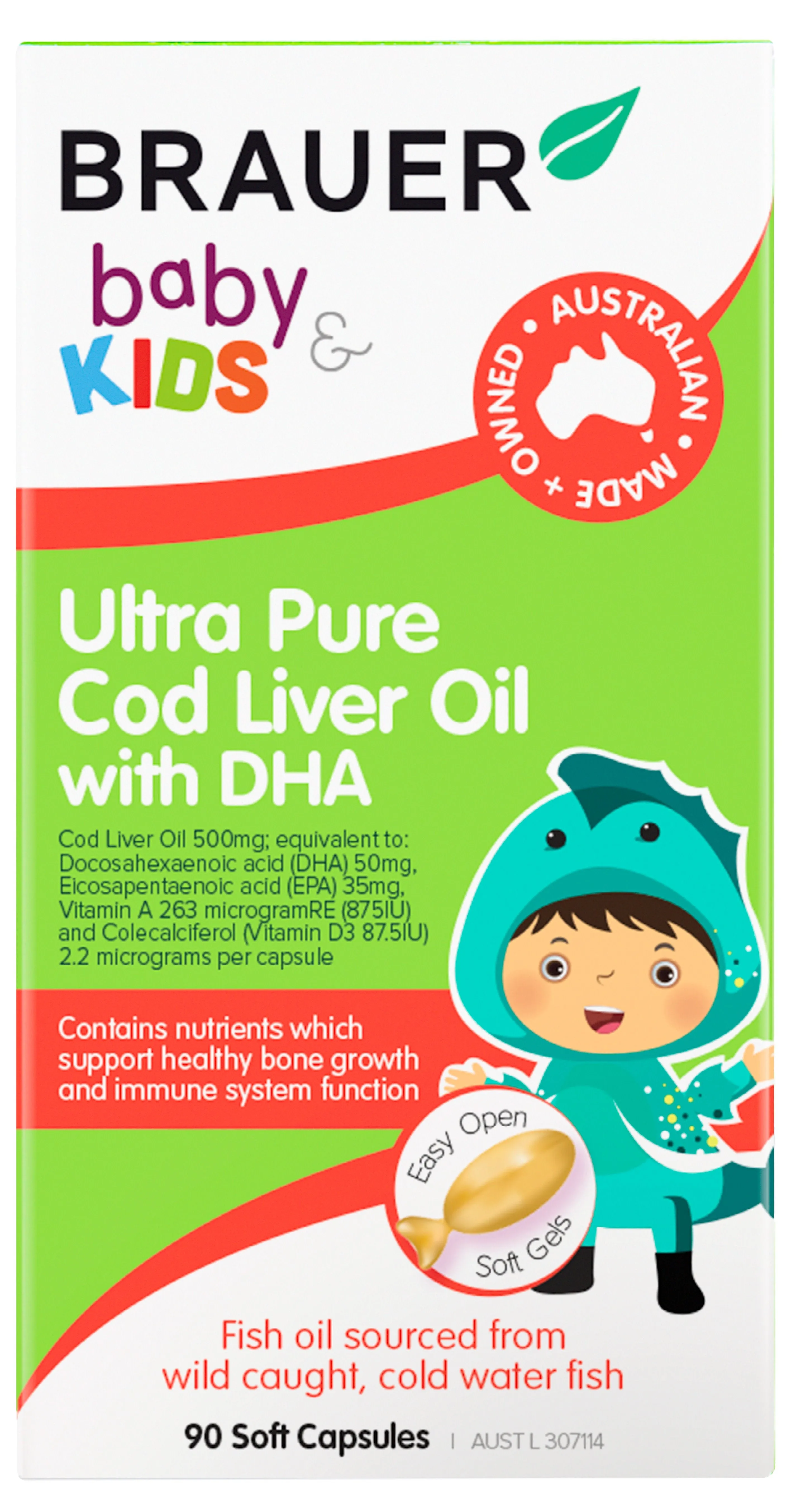 Brauer Baby And Kids Ultra Pure Cod Liver Oil
