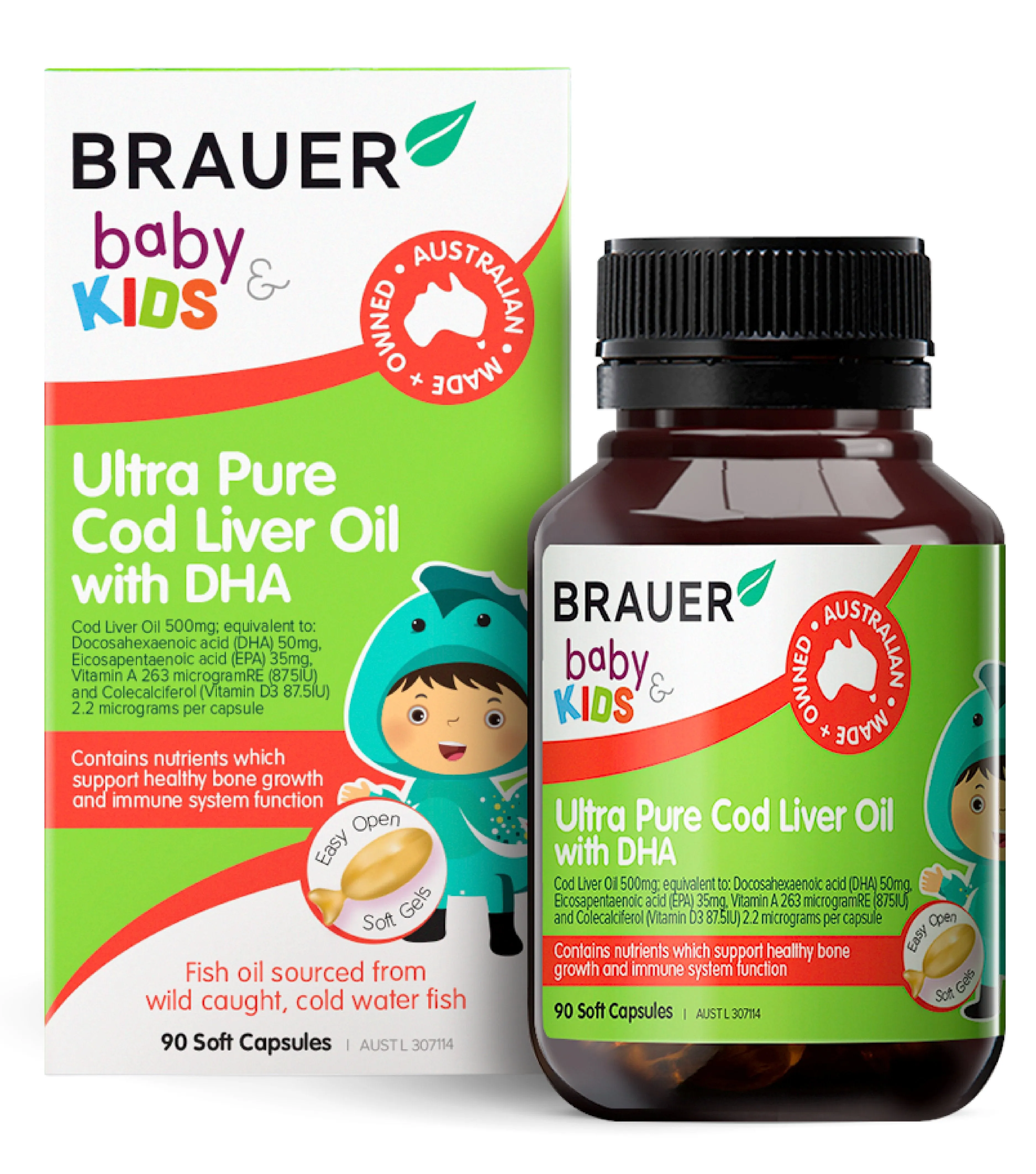 Brauer Baby And Kids Ultra Pure Cod Liver Oil