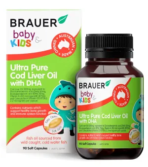 Brauer Baby And Kids Ultra Pure Cod Liver Oil