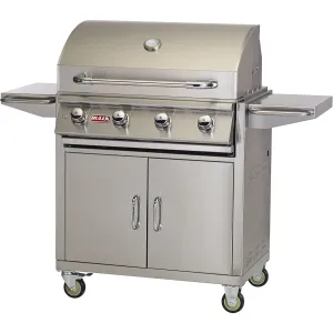 Bull Grills Lonestar Select 30-Inch 4-Burner Freestanding Gas Grill