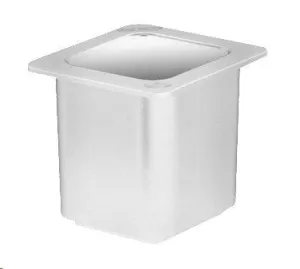 Cambro 66CF110 ColdFest Black 1/6 Size 6" H Cold Food Pan | Denson CFE