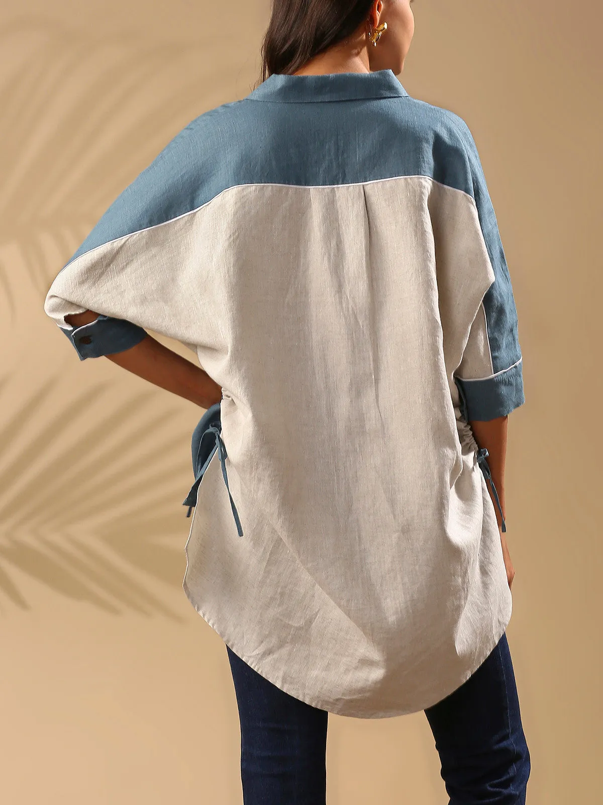 Canopy Kimono Shirt- Grey