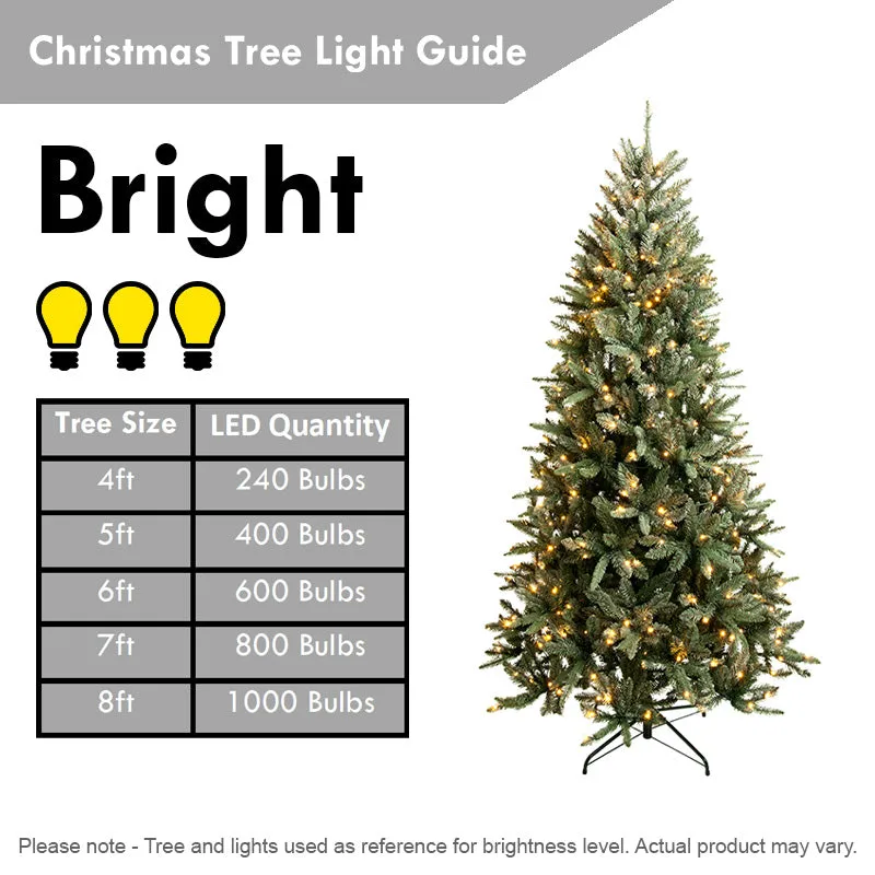 Christmas String Fairy Lights Multifunction Green & Red Outdoor 1000 LED - 24.97m Glow-Worm