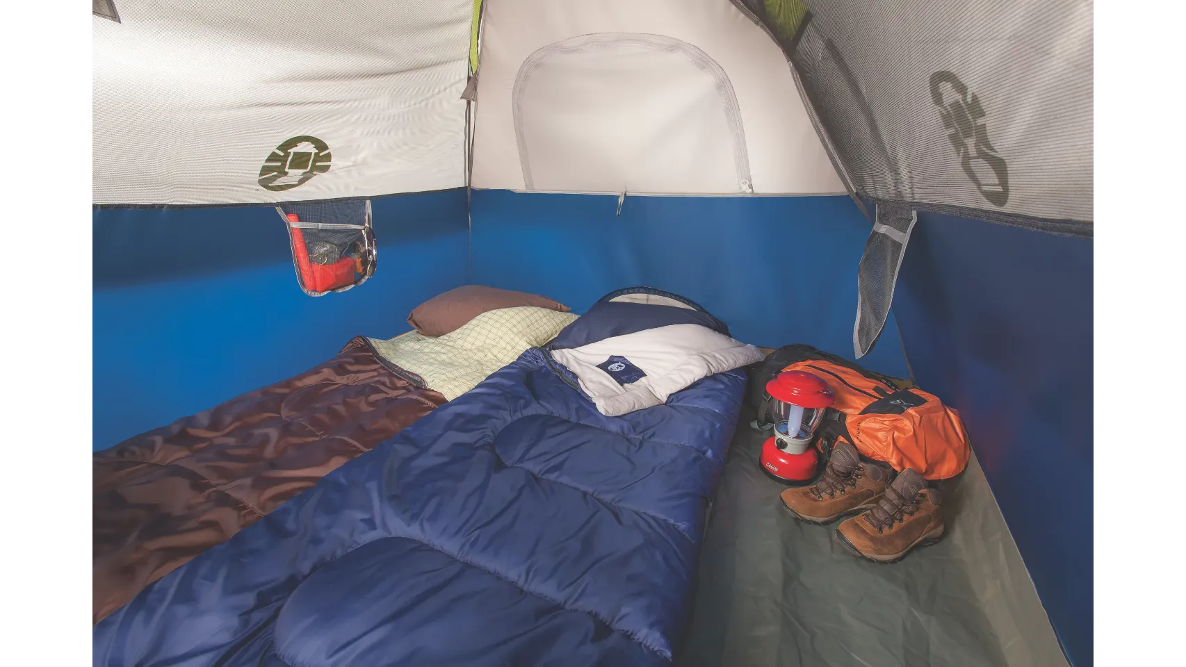 Coleman Sundome 4-Person Camping Tent - Navy Blue  Grey [2000035697]