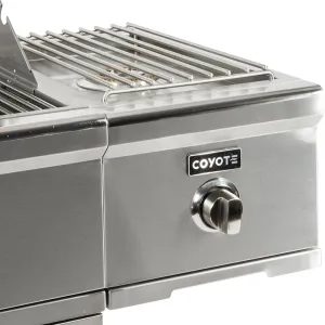 Coyote C-Series Cart Mounted Propane Gas Single Side Burner - C1CSBLP