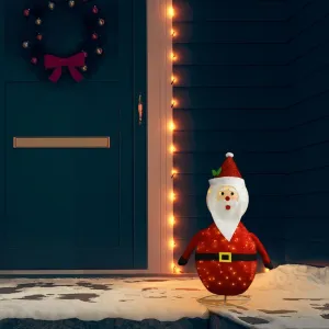Decorative Christmas Santa Claus Figure LED Luxury Fabric 60cm to 120cm