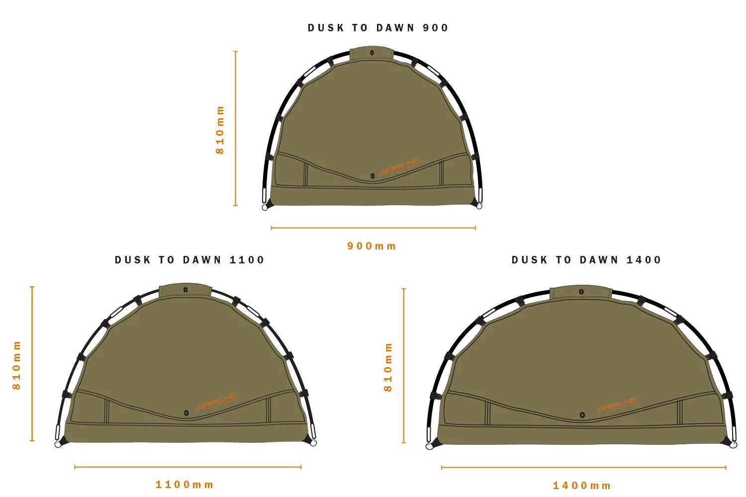 Dusk to Dawn 1400 Swag Tent - Darche - T050801202C