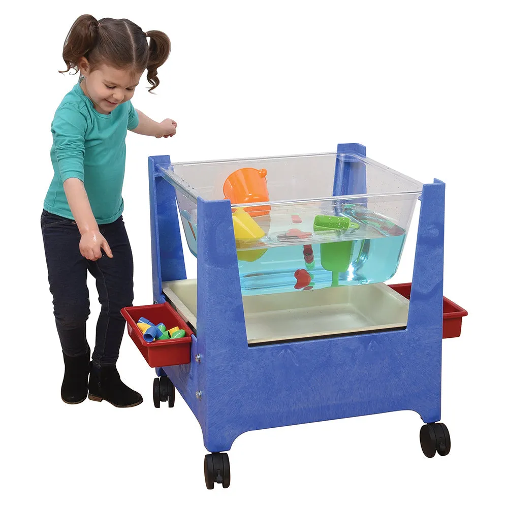 E-Z View Mobile Sand & Water Sensory Table