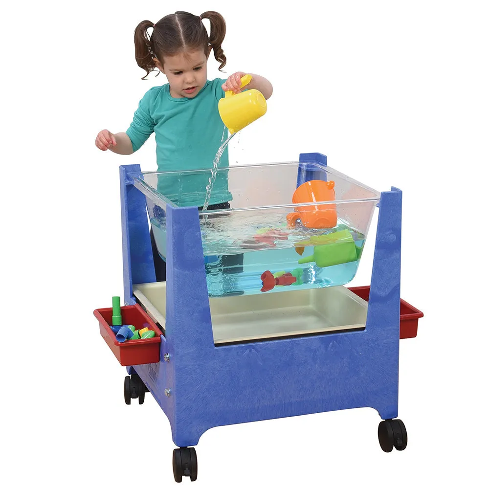 E-Z View Mobile Sand & Water Sensory Table