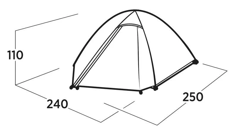 Easycamp Rondane 2 Person Dome Tent