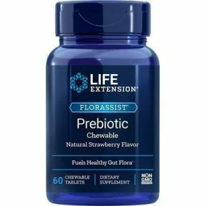 FLORASSIST Prebiotic Chewable 60 tabs by Life Extension
