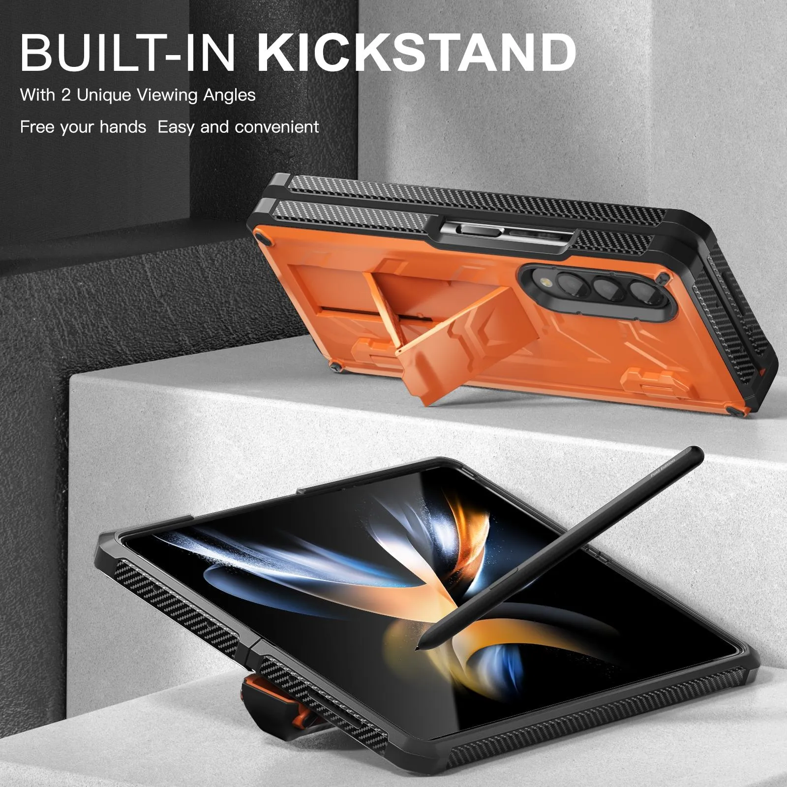 Foldable Shockproof Phone Case for Samsung Galaxy z Fold 4 / 5g