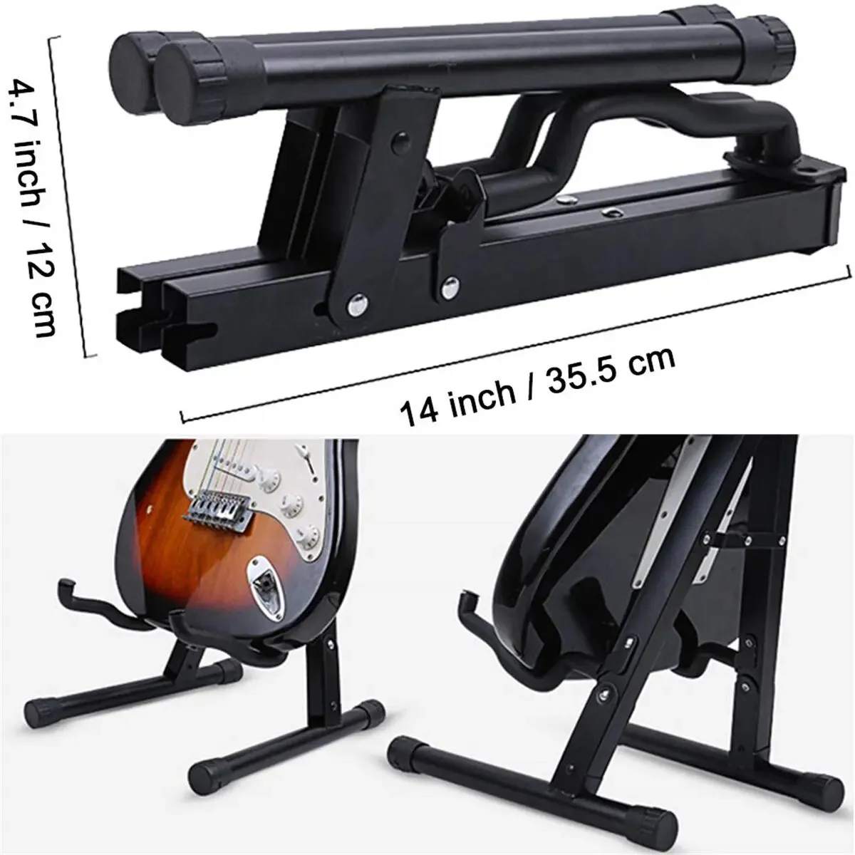 Folding a Frame Guitar Stand for All Instruments