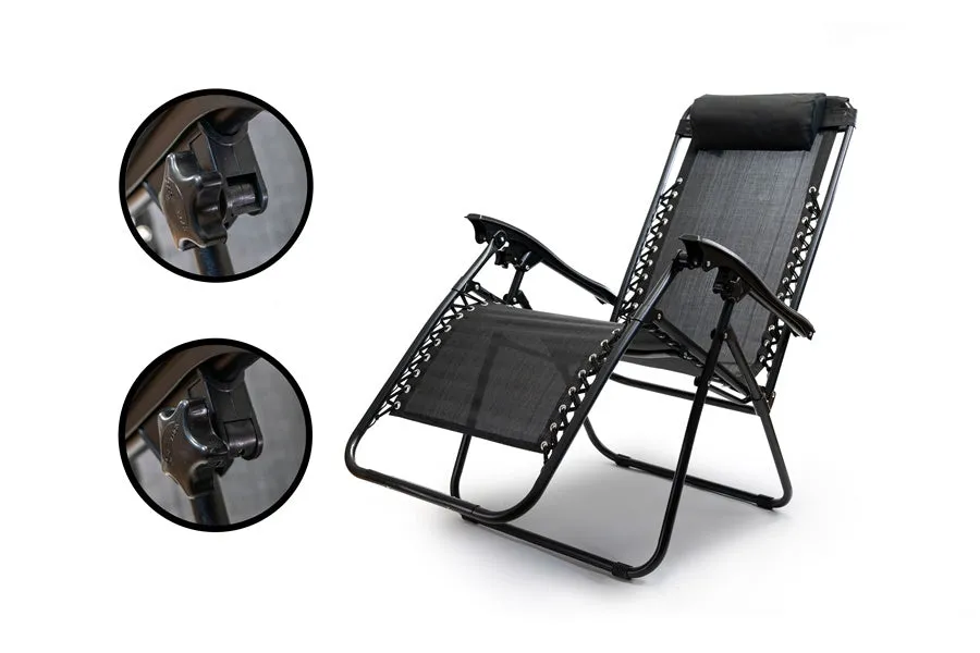 Garden Sun Loungers Zero Gravity Chairs Reclining Patio Chairs