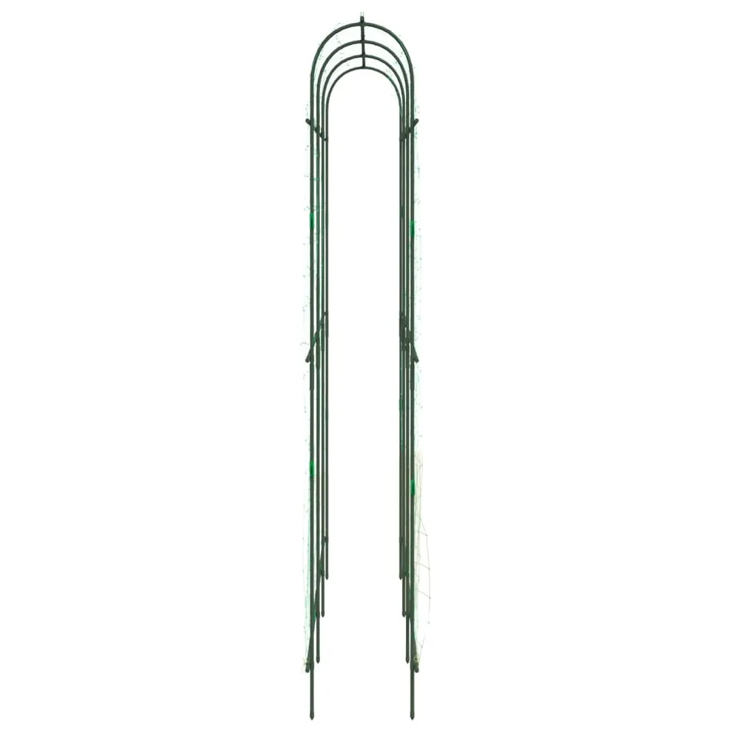 Garden Trellises for Climbing Plants 2 pcs U-Shape Steel