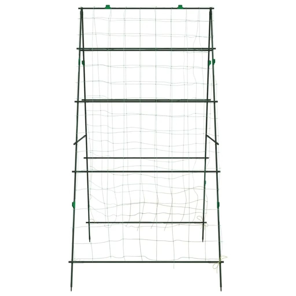 Garden Trellises for Climbing Plants 3 pcs A-Frame Steel