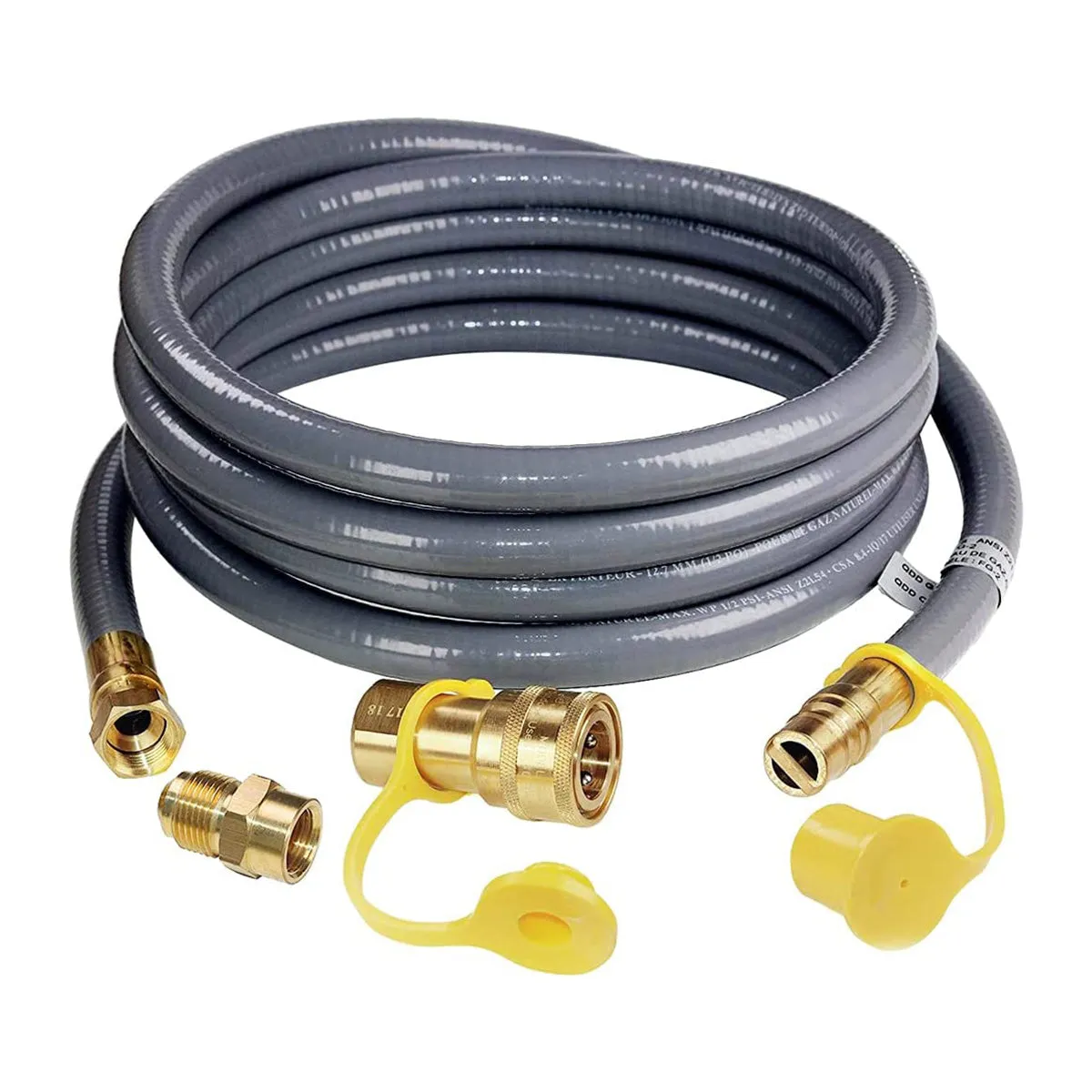 Gasland 12FT 1/2 Inch Natural Gas Hose w/ Conversion Kit