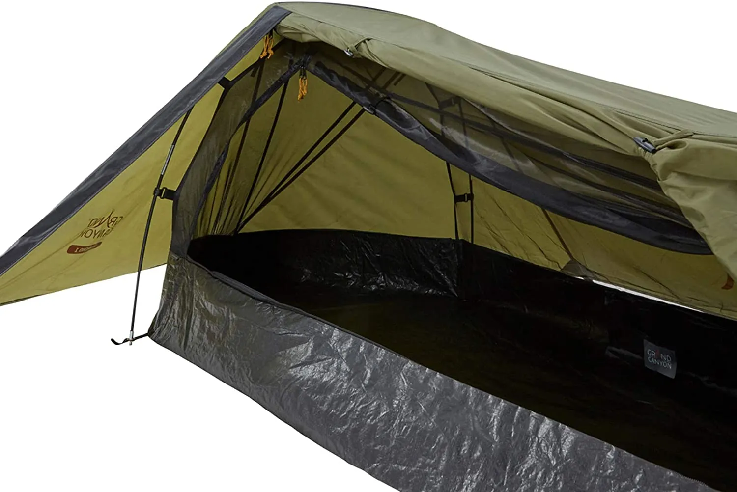 GRAND CANYON Richmond 1: Ultralight and Waterproof Tunnel Tent for 1 Person - Compact Pack Size for Trekking, Camping, and Outdoor Adventures