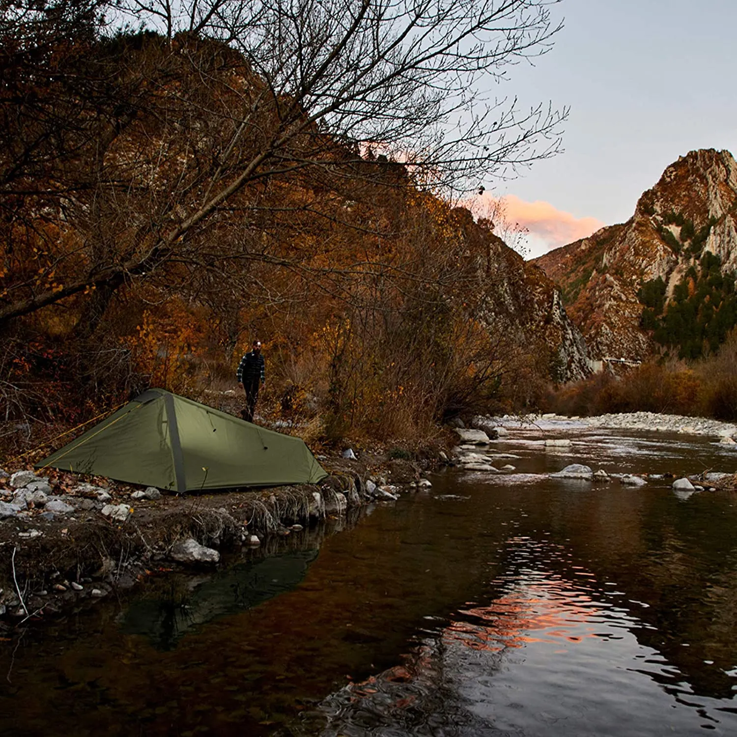 GRAND CANYON Richmond 1: Ultralight and Waterproof Tunnel Tent for 1 Person - Compact Pack Size for Trekking, Camping, and Outdoor Adventures