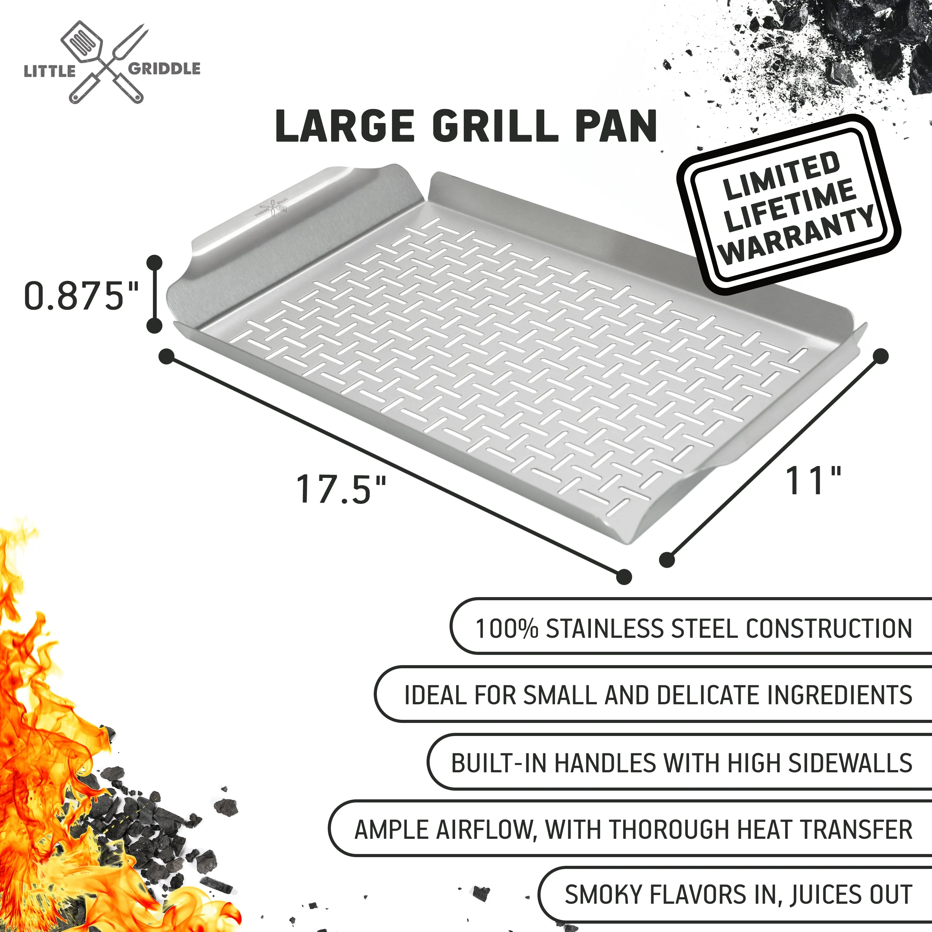 Grill Pan and Vegetable Basket Set