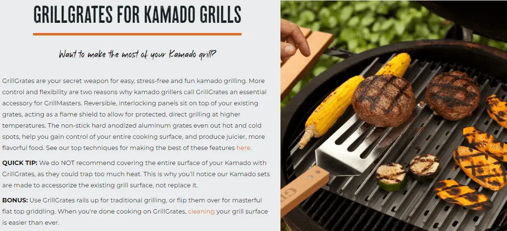 GrillGrate Set for the Pit Boss K24 Ceramic Charcoal Grill