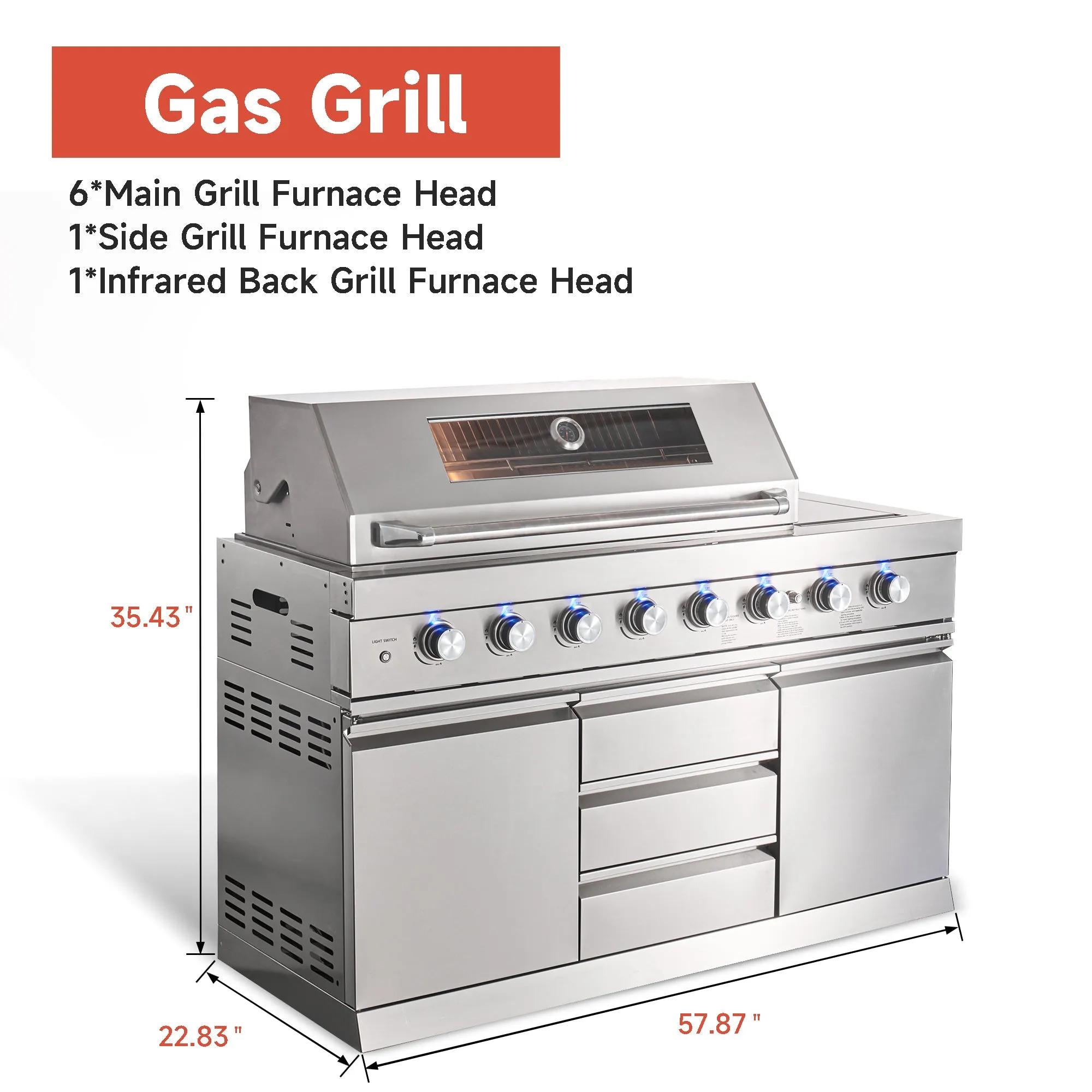 Gyber Newark Propane Gas Grill