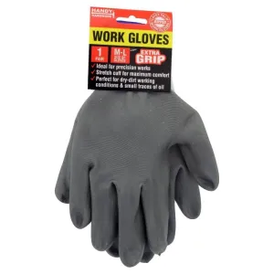 HANDY HARDWARE Work Glove 1 Pair M-L With Extra Grip 221332