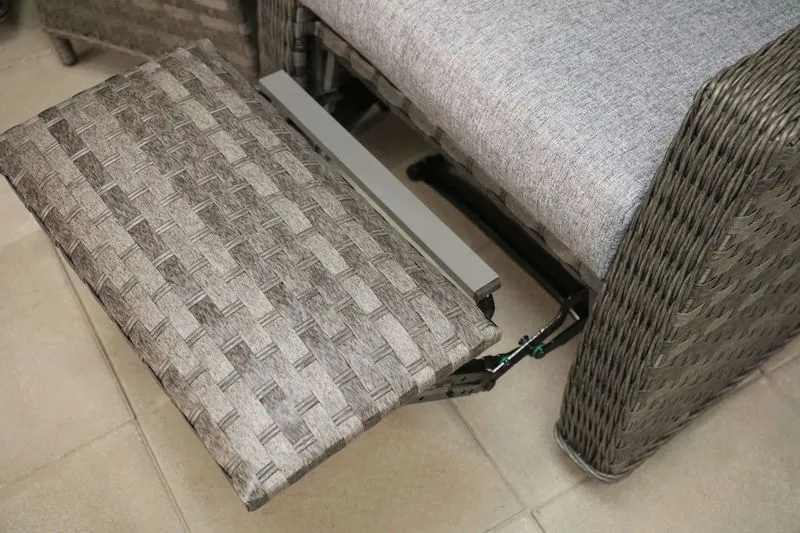 Hatherton Reclining Lounge Set with adjustable foot rests