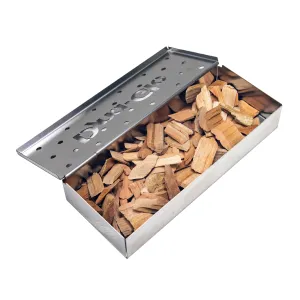 Hinged Stainless Steel Wood Chip Smoker Box