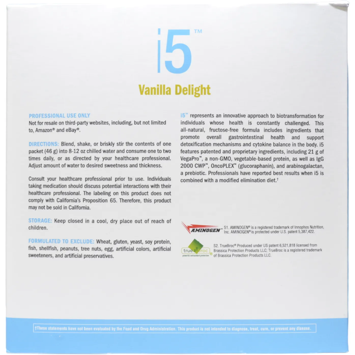 i5 Vanilla Delight 10 Servings by Xymogen
