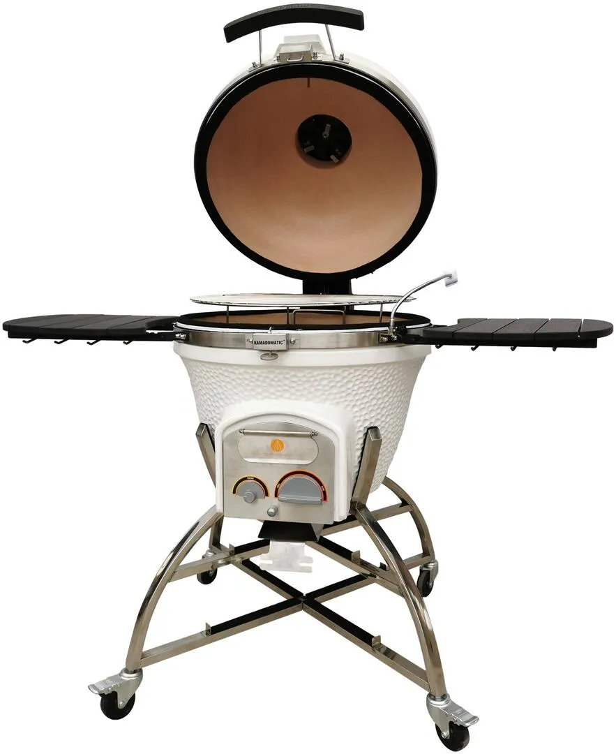 Icon Grills XD702 Maxis White Kamado Charcoal Grill CGXD702WMAXIS