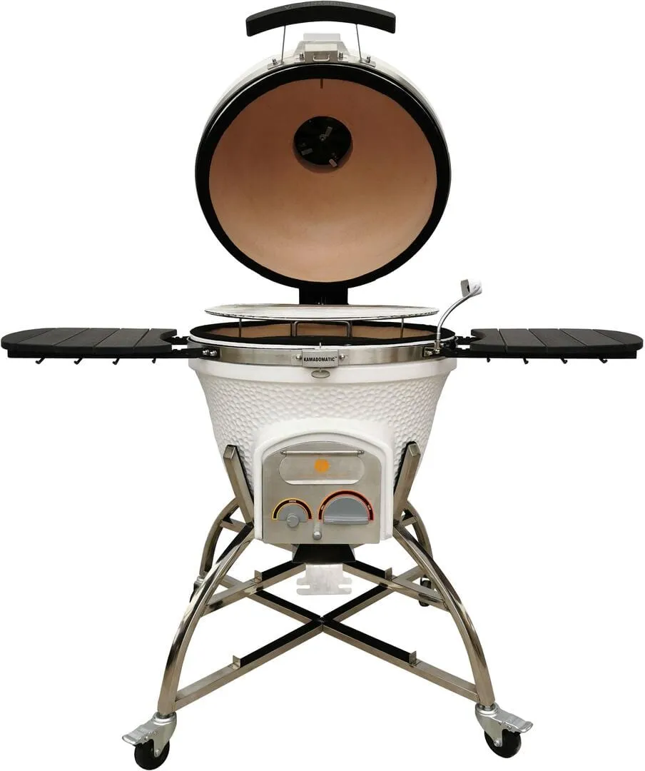 Icon Grills XD702 Maxis White Kamado Charcoal Grill CGXD702WMAXIS