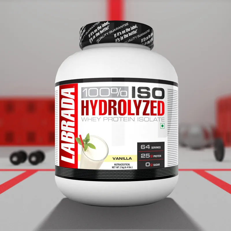 Labrada 100% ISO HYDROLYZED Isolate Whey Protein - (Vanilla)