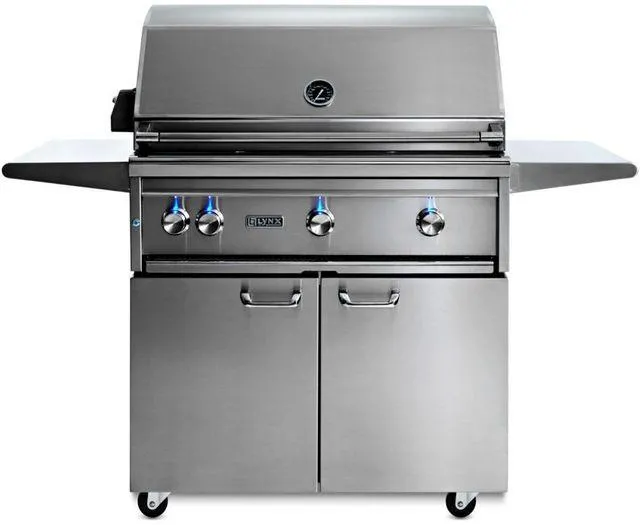 Lynx 36" Freestanding Grill LP - 3 Trident Infrared Burner - Flametrak - Rotisserie