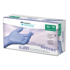 MedPro Defense BluIRIS Nitrile Powder-Free Exam Gloves