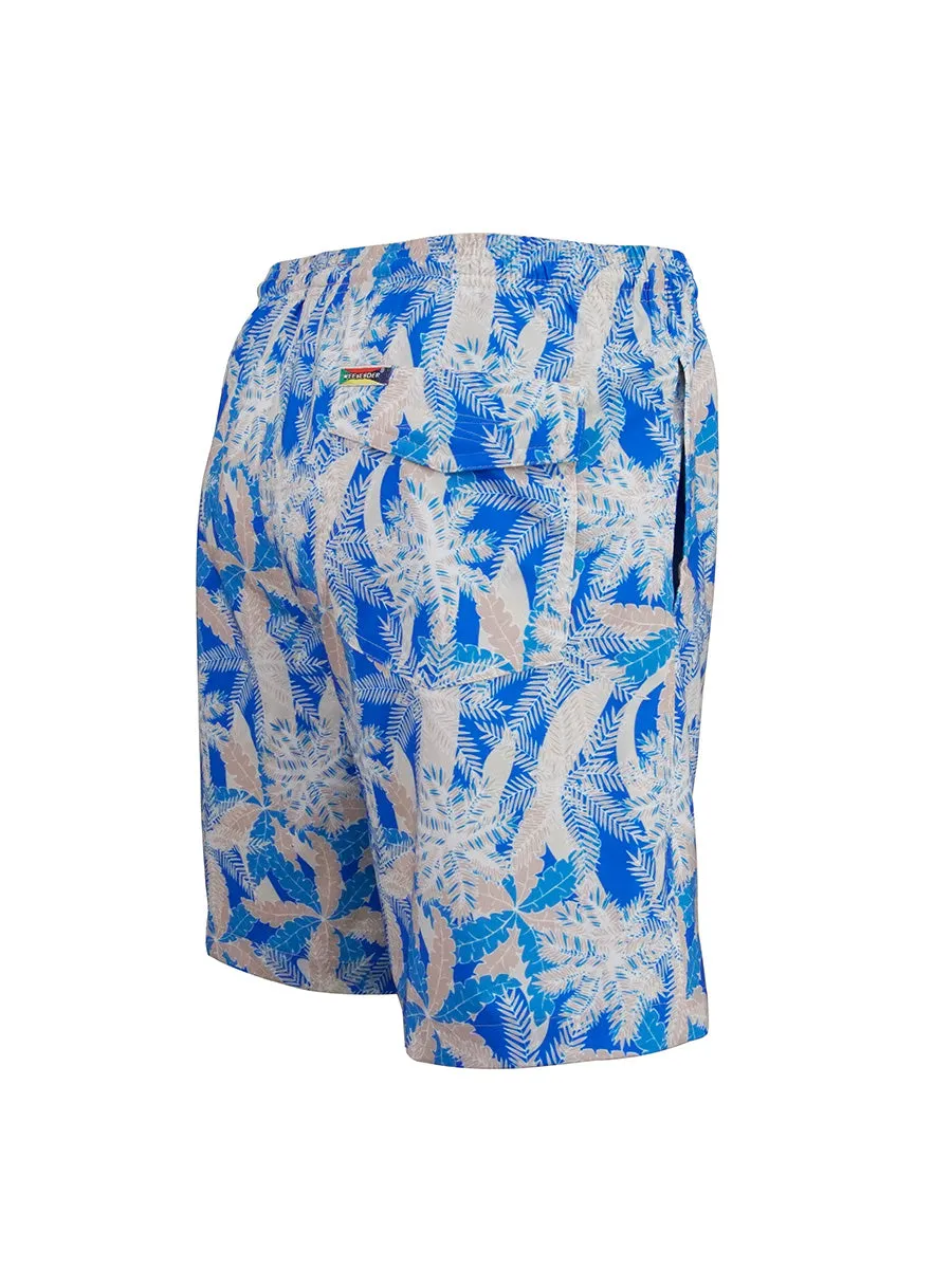 Men's Print Swim Trunk - Leaf Canopy